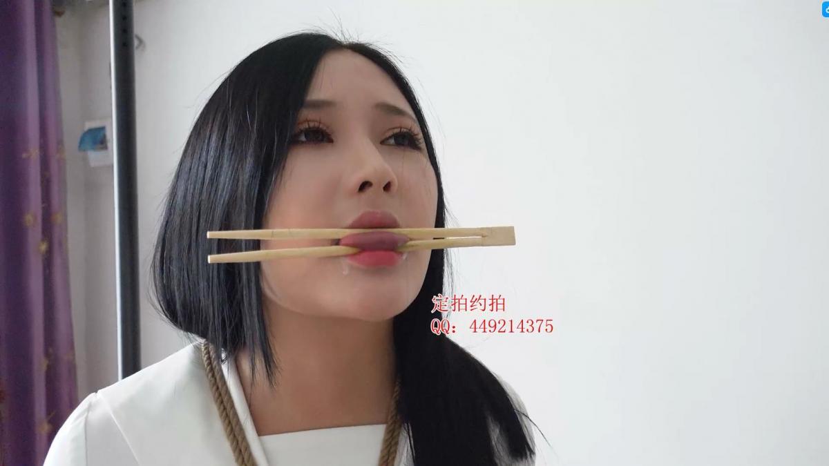【子衿原创】小雅日式紧缚挣扎筷子夹舌头口水直流 百度下载解压密码：zjsy,子衿工作室向全国绳艺爱好者提供：体验绳模捆绑服务，绳模全国可空降、绳艺作品销售、作品定制等，约拍订拍请联系Q449214375 微信happiiny