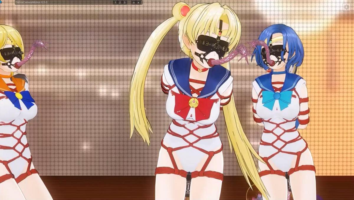 美少女战士捆绑舞蹈，口球眼罩zhen动棒g塞尾巴 最近一直在研究com3d2这款游戏，研究出了一点成果后录了几段xp视频和大家分享<br>搞了个美少女战士的模型和dcm插件，还有一些问题没有解决，等之后慢慢研究