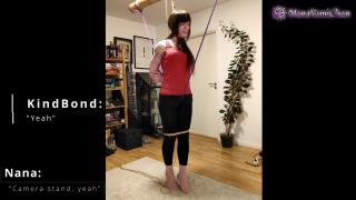 Crotch rope and neck rope predicament Crotch rope and neck rope predicament