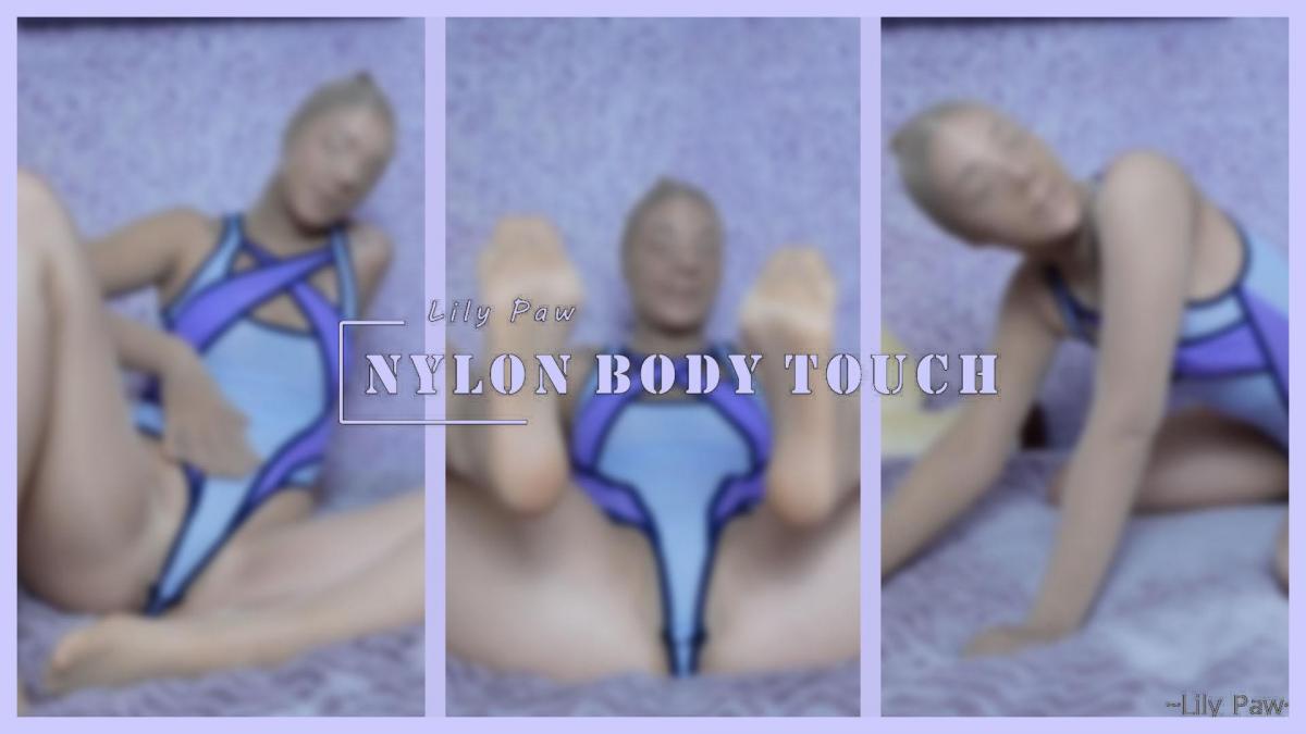 Lilypaw - Talking and touching, just enjoy Lilypaw, formerly known as Darlyamour, touches herself while being encased and wearing light purple swimsuit in front of her giant teddy bear <span style='color:#b0b0b0;'>[隐藏文字，购买后可见]</span><br>#lilypaw #encasement #zentai #swimsuit #westerner #darlyamour