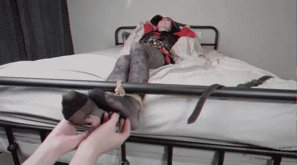 Captain, My Captain Crimson has found herself in quite a pickle. A rival pirate ship has come to know that she has come into possession of a treasure chest and that she has hidden it. Little does she know, the rival pirate knows her weakness... Her ticklish feet!