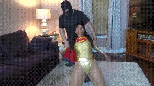TEAM SUPERGIRL "ONE LAST SCORE" starring BELLA LUXX and CALISA BLISS Sneak Preview of HEROINE POWER PRESENTS #9 featuring CADENCE LUX <br><br>Introducing TEAM SUPERGIRL, a super heroine army of girls of steel. Bella Luxx and Calisa Bliss debut as Supergirl Blue and Supergirl Gold up against one of the most formidable super criminals, The Man in Black (starring Special Guest Villain, Valik, courtesy of https://www.clips4sale/studio/127679/heroine-peril) The super heroines dare to bring the villain to justice but are stunned immediately by red sun solar energy that takes away their super powers. The Man in Black strikes at the weakened super heroes by them with punishing face punches, stomach punches, and brutal bear hugs. Gold and Blue fight back eventually shutting down the red solar energy panels that robbed them of their powers. The Man in Black looks to be defeated but reveals he's not finished when he pulls out his ring of green Kryptonite. The super heroines now appear to be even in more trouble. What perils lie ahead? Find Out!