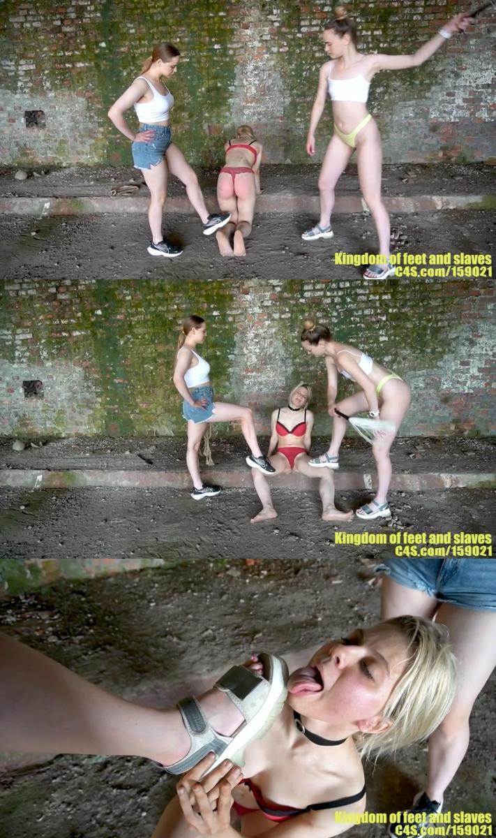 punishment of a wandering bitch (FULL HD MP4) Russian bastinado torture RF<br>From: Kingdom of feet and slaves<br><br>Description:<br><br>Bitch Astra went on a spree at parties and did not respond to messages and calls from her mistresses for more than one day . She was having fun and completely forgot about where she should be and what to do...But Molly 's stepsister knew where to find this bitch and she shared this information with Dominique with a request that she would help her punish this bitch, because she pisses her off and does not let her rest at night, coming home late and making noise . Dominique liked this idea, they stuck to the plan without wasting time, and when Astra came home again at night and did not pick up the phone, Molly suggested that she go for a walk in the morning, where a furious Dominique was waiting for the girl . Seeing Dominic, the bitch began to beg to forgive her, she said that after the party her phone sat down and she did not have time to answer the hostess, and the next few days she was afraid to do it, because she knew she was going to be punished, but Dominic and Molly didn 't care about her lies, they put the bitch on her knees and arranged she gets a spanking for her ungrateful behavior!<br><br>We are open to your individual orders!<br><br>write in our loyal fans (kingdom of feet and slaves)! follow us on twitter KingdomSlaves<br><br> Read less<br>Category: LESBIAN DOMINATION<br>Related Categories: DOUBLE DOMINATION, FOOT SLAVE TRAINING, SPANKING, SPANKING F/F, WHIPPING.<br>Keywords: lesbian domination, molly, dirty shoes, spanking, astra, shoe worship, spanking f/f, bastinado, red bottom, face slapping, slave punishment, punishment discipline, dominic, shoe fetish, hand spanking. <br><br>俄罗斯bastinado酷刑RF<br>来自：脚与奴隶的王国<br><br>资料描述:<br><br>母狗阿斯特拉在派对上疯狂狂欢，没有回应她情妇的消息和电话超过一天。 她玩得很开心，完全忘记了她应该在哪里以及做什么。..但是莫莉的继姐妹知道在哪里可以找到这个婊子，她与多米尼克分享了这个信息，要求她帮助她惩罚这个婊子，因为她惹恼了她，晚上不让她休息，回家很晚，制造噪音。 多米尼克喜欢这个想法，他们坚持计划而不浪费时间，当阿斯特拉晚上再次回家并没有拿起电话时，莫莉建议她早上去散步，一个愤怒的多米尼克正在等 看到多米尼克，婊子开始乞求原谅她，她说，党后她的电话坐下来，她没有时间回答女主人，接下来的几天，她害怕这样做，因为她知道她会受到惩罚，但多米尼克<br><br>我们欢迎您的个人订单!<br><br>写在我们的忠实粉丝（脚和奴隶的王国）！ 在Twitter上关注我们KingdomSlaves<br><br> 少读点<br>类别：女同性恋统治<br>相关类别:双重统治,脚奴隶训练,打屁股,打屁股F/F,鞭打.<br>关键词：女同性恋统治，莫莉，脏鞋，打屁股，阿斯特拉，鞋子崇拜，打屁股f/f，bastinado，红底，脸上打耳光，奴隶惩罚，惩罚纪律，多米尼克，鞋子恋物癖，手打屁股。<br><br>Categories:  bondage, shibari, rope bondage, shibaru, suspension, belts, bedtie, hogtied, foot fetish, feet, gag, tight bondage, strict bondage, bound elbows, struggling, ballgagged, helpless.<br>分类:束缚,shibari,绳索束缚,shibari,悬挂,腰带,睡前,hogtied,恋足癖,脚,插科打诨,紧束缚,严格的束缚,束缚肘部,挣扎,ballgagged,无奈.<br>