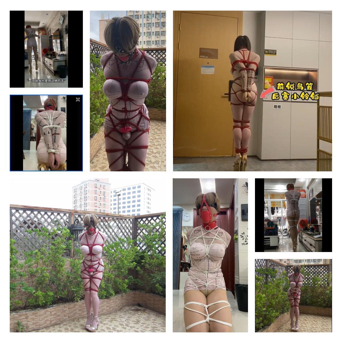 ♥♥♥CD伪娘小诡的自缚83 简单有效的并肘自缚详解♥♥♥ 这次字幕全部来自小诡描述<br>简单有效的并肘自缚<br>比钻绳套更难解脱<br>闺蜜家临时练习 绳子和装备都不完善<br>下次争取录的更好一点<br>另外又报废了一双高跟鞋<br>就这样吧~<br>下载解压后修改后缀名.MP4