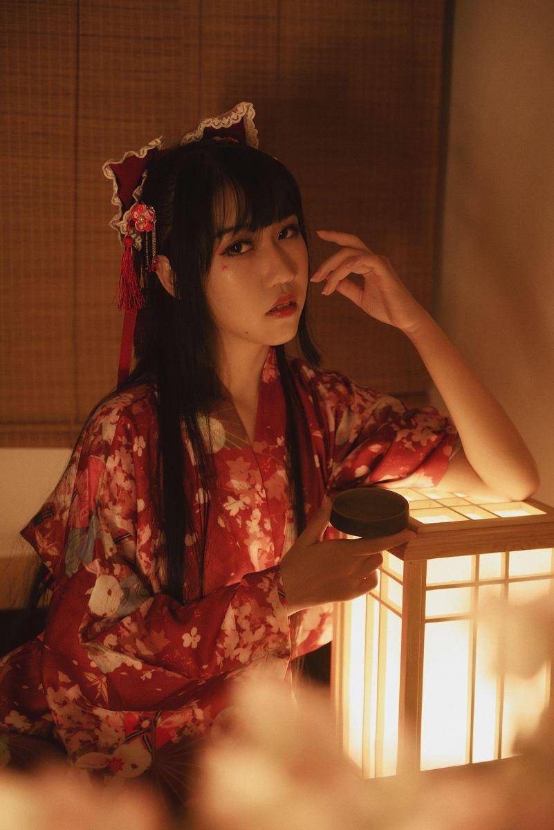 不呆猫-捆绑和服 [民族（和服）,龟甲缚,COSPLAY,中国女孩]