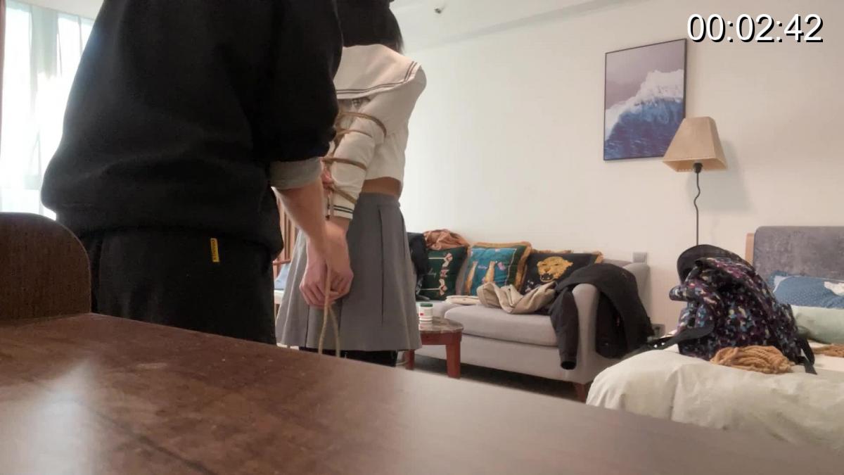 【原创】伪娘直臂捆绑记时挑战 身材非常好的一个模特，参与到我的直臂挑战当中，结局非常成功<br>北京捆工：推特@RichardBVB1，qq：2973641510欢迎前来交流