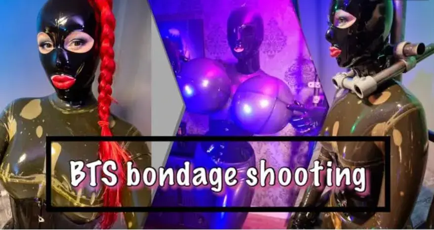 BTS Bondage shooting BTS Bondage shooting<br><br>胶衣的剧情 跪姿禁锢 躺着禁锢 真空头套。喜欢的看截图吧