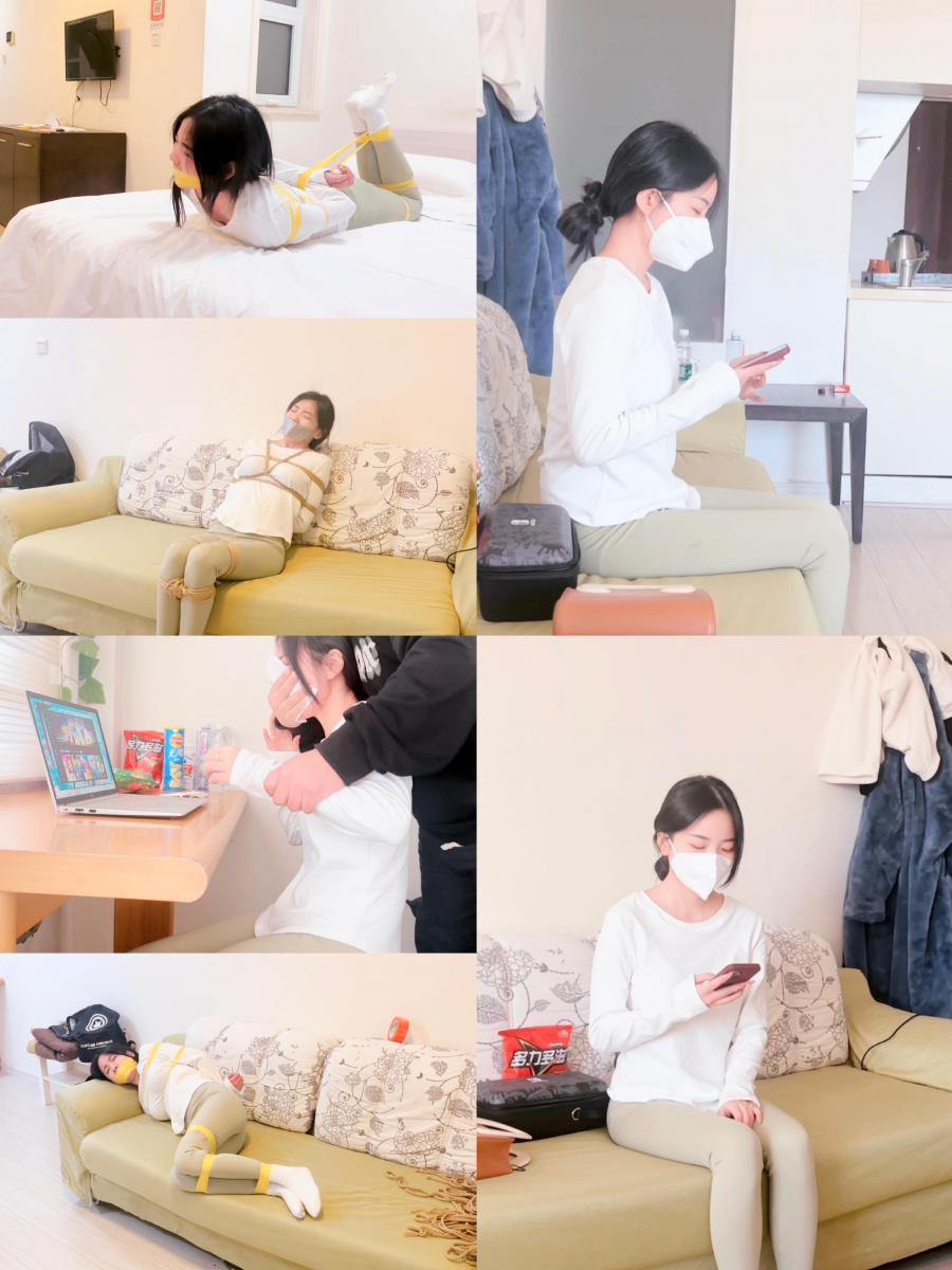 【缚艺录】【任我行—002】【挣扎难度★★★】侧颜美女小茶，被5次迷晕，用绳子、胶带依次捆绑，嘴巴严实的封住，再用力的挣扎与呻吟，换来的只能是“呜呜呜”~ 1.周更视频，致力于拍摄gagpara的风格，【缚艺录】老观众懂得都懂~<br>2.接长期定拍，价格优惠，非诚勿扰，加好友备注来意，QQ：1144600542，代理工作室【任我行】QQ：1804795552<br>3.不接受裸露X器官，大尺度等，只接受正常捆绑娱乐的内容；部分模特出于隐私考虑，不出镜。<br>4.压缩包密码：wkswks<br>5.祝各位同好，身体健康，生活美满