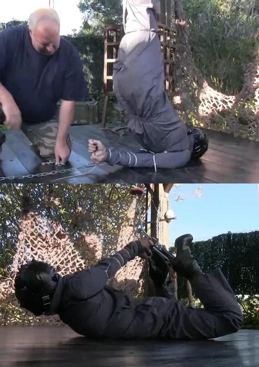 Many years later - A cruel Hanging Punishment in xtreme Bondage (mp4) 许多年后，其中一个奴隶从一开始就渴望被一只强有力的手束缚并再次接受教育。<br><br><br><br>她的身份在那段视频中仍然是秘密，也许你们中的一些人可能会认出她，尽管她戴着全套口罩？<br><br><br><br>欢迎这位奴隶来到西班牙的训练营，看看这些年来她失去了多少训练，没有人向她展示自己的位置。在她的整体中，她用拉链绑住了她的两个蝴蝶结，她的腿也绑住了，她的主人把奴隶扔在了地板上。沉重的面具增加了受虐狂错过的感觉！<br><br><br><br>她肯定需要一些粗暴的治疗，所以他用电动绞车把她的腿拉到天花板上。他将她的手臂再次固定在地板上，以确保手臂伸展到系带的位置。<br><br><br><br>在这个位置上挣扎了一段时间后，她的主人把她的位置变成了一个猪圈。当然，他会确保她的背部弯曲很多，以备不时之需。毕竟，她渴望过去的感觉！<br><br><br><br>你很好奇谁躲在面具下面？Many years later one of the slaves from our very beginning was craving to be bound and educated again by a strong hand.<br><br>Her identity remains secret for that clip, maybe some of you might recognize her even though she is wearing a full mask?<br><br>The slave is welcomed to the BootCamp in Spain to see how much of her training got lost over the years with noone showing her her place. In her overall she gets ziptied with her ellbows together, her legs get tied as well and her master throws the slave on the floor. The heavy mask is adding to the sensations the masochist was missing so much!<br><br>She needs some rough treatment for sure, so he pulls her legs up to the ceiling with an electric winch. He makes sure her arms are stretched into a strappado position by securing them again to the floor.<br><br>After struggling in this position for a while her master changes her position into a hogtie. Of course he makes sure her back is bend a lot for the hogtie. She was craving for the feelings from the past after all!<br><br>You got curious who is hiding under the mask?