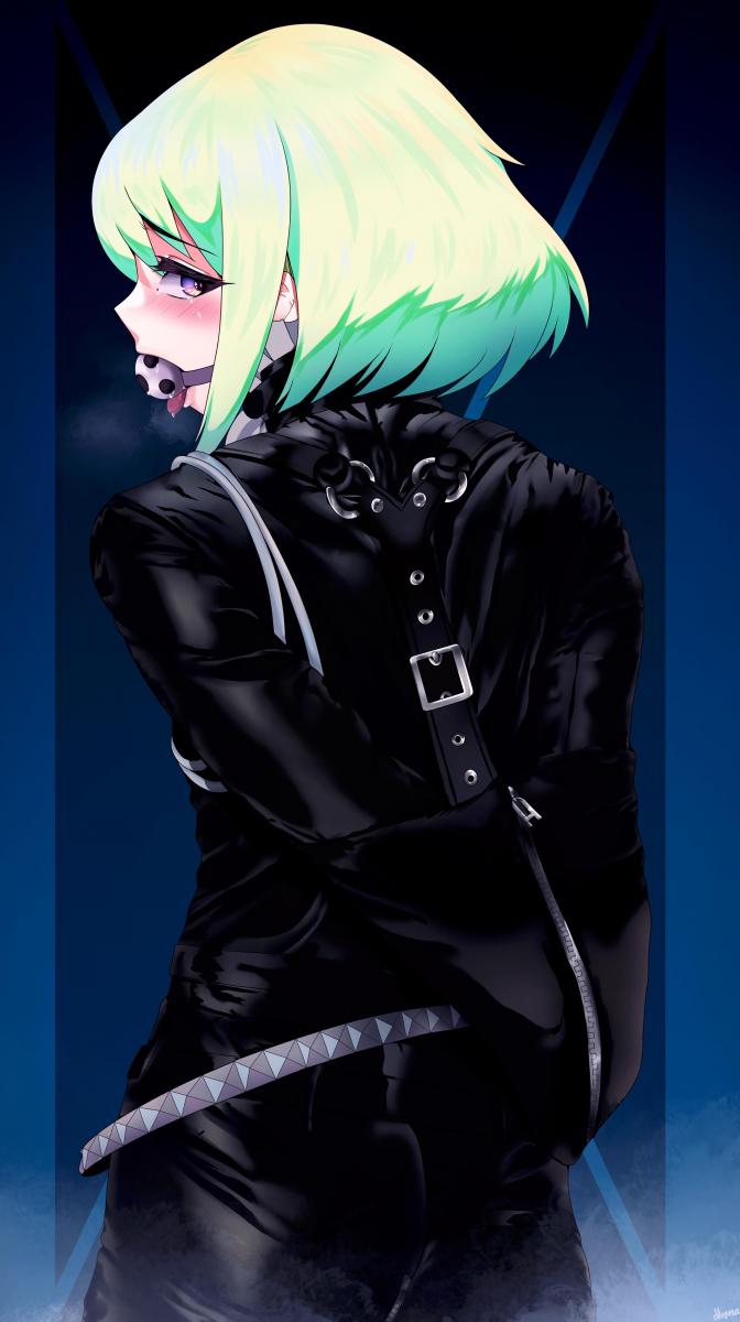  [Boxtie,Gag,Japanese Anime,latex bodysuit,Dog chain,Strait jacket,Belt]