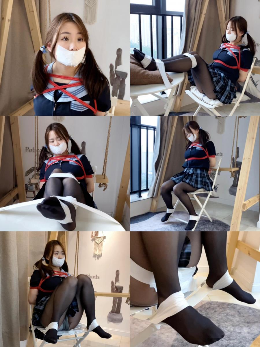 【缚艺录】【DDL—016】可爱的双马尾小B，这次尝试简单的绳艺拘束后，固定在椅子上，虽然努力挣扎后，无果，但是她还挺享受，拘束的娱乐~ 1.周更视频，致力于拍摄gagpara的风格，【缚艺录】老观众懂得都懂~<br>2.接长期定拍，价格优惠，非诚勿扰，加好友备注来意，《缚艺录》新QQ：2143175428<br>3.倡导绿色、健康的亚文化，不接受裸露X器官，大尺度等，色情勿扰！只接受正常绳艺，以及绳艺娱乐方面的内容；部分模特出于隐私考虑，不出镜。<br>4.压缩包密码：wkswks<br>5.祝各位同好，身体健康，生活美满