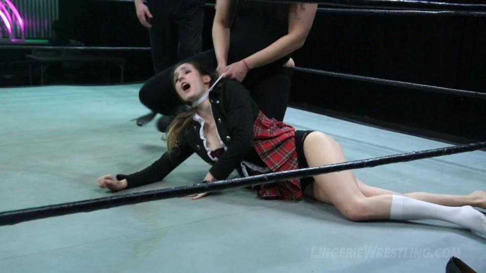 Teen Summer vs. Vanessa (LWWL Superstars 2015)  Don't miss the opening contest as a returning Teen Summer steps into the ring to face off against the 6 foot tall Canadian Giant in Vanessa Kraven. How long will Teen Summer last in the ring with the Giant? You have to tune in to find out!!!<br>Moves : Barefoot, Lots of Clothes Removal, Socks Removal, Foot on Crotch Grinding Low Blow, Vicious Uppercut Low Blow, Split Leg Crotch Stretch, Complete Domination, Hair Pulling, Humiliating Walk the Dog, Face Slap, Ass Spanking, Trash Talking, Belly Kicks, Foreign Object Choke, Rear Naked Hangmans Choke, Side Walk Slam, Vicious Foot Stomps, Body Tossing, Boston Crab, Seated Full Nelson, Turnbuckle Head Slam, Rope Choke, Vicious Standing on Hair Pulling, Over the Knee Back Stretch, Draped on Turnbuckle Forearm Smash, Pin Fall Attempt, Running Big Body Mat Splash, Pin Fall Finish.