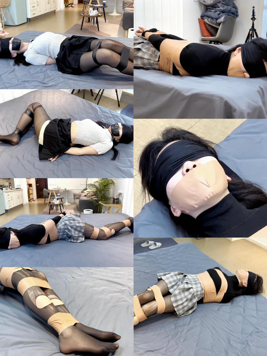 【缚艺录】【DDL—020】【网友定拍】【挣扎度★★★】新模小凉，表演专业的女生，第一次拍，有点害羞，黑丝+短裙，胶带死死地封住嘴巴，苦苦地挣扎~全方位运镜，值得一看！~ 1.周更视频，致力于拍摄gagpara的风格，【缚艺录】老观众懂得都懂~<br>2.接长期定拍，价格优惠，非诚勿扰，加好友备注来意，《缚艺录》新QQ：2143175428<br>3.倡导绿色、健康的亚文化，不接受裸露X器官，大尺度等，色情勿扰！只接受正常绳艺，以及绳艺娱乐方面的内容；部分模特出于隐私考虑，不出镜。<br>4.压缩包密码：wkswks<br>5.祝各位同好，身体健康，生活美满