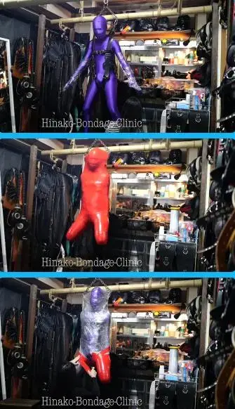 Full Body Hanging Mummification: Pajama Edition Full Body Hanging Mummification: Pajama Edition<br>描述：Full Body Hanging Mummification: Pajama Edition，红色胶带木乃伊吊绑