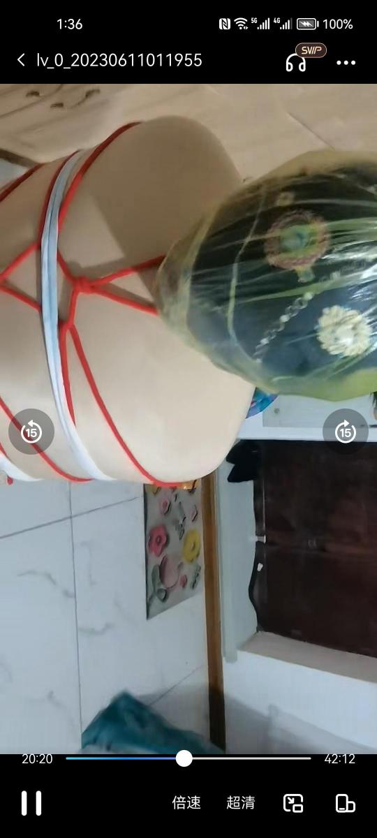 [X_X]之美 小奴被包裹成木乃伊放置了一下午》晚上回来继续虐.不给喘息的时间.凳子上捆绑子夕.然后两床棉被包裹.闷的死去活来.....