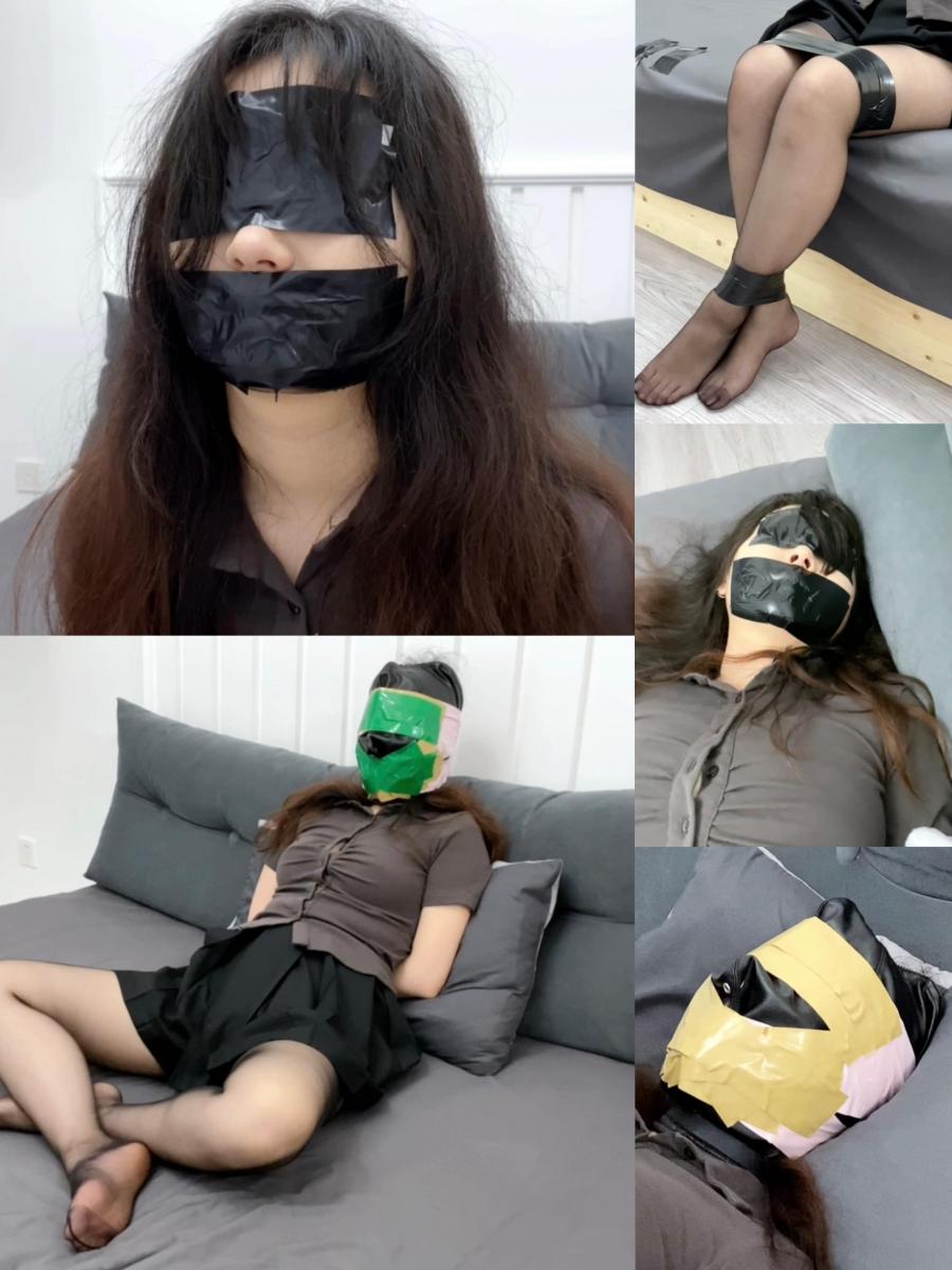 【缚艺录】【DDL—035】【小S】小S最近忙的考试，考不容易抽出空来，还是老套路，先来一波头套挣扎，胶带必然少不了~ 1.周更视频，致力于拍摄gagpara的风格，【缚艺录】老观众懂得都懂~<br>2.接长期定拍，价格优惠，非诚勿扰，加好友备注来意，《缚艺录》新QQ：2143175428<br>3.倡导绿色、健康的亚文化，不接受裸露X器官，大尺度等，色情勿扰！只接受正常绳艺，以及绳艺娱乐方面的内容；部分模特出于隐私考虑，不出镜。<br>4.压缩包密码：wkswks<br>5.祝各位同好，身体健康，生活美满