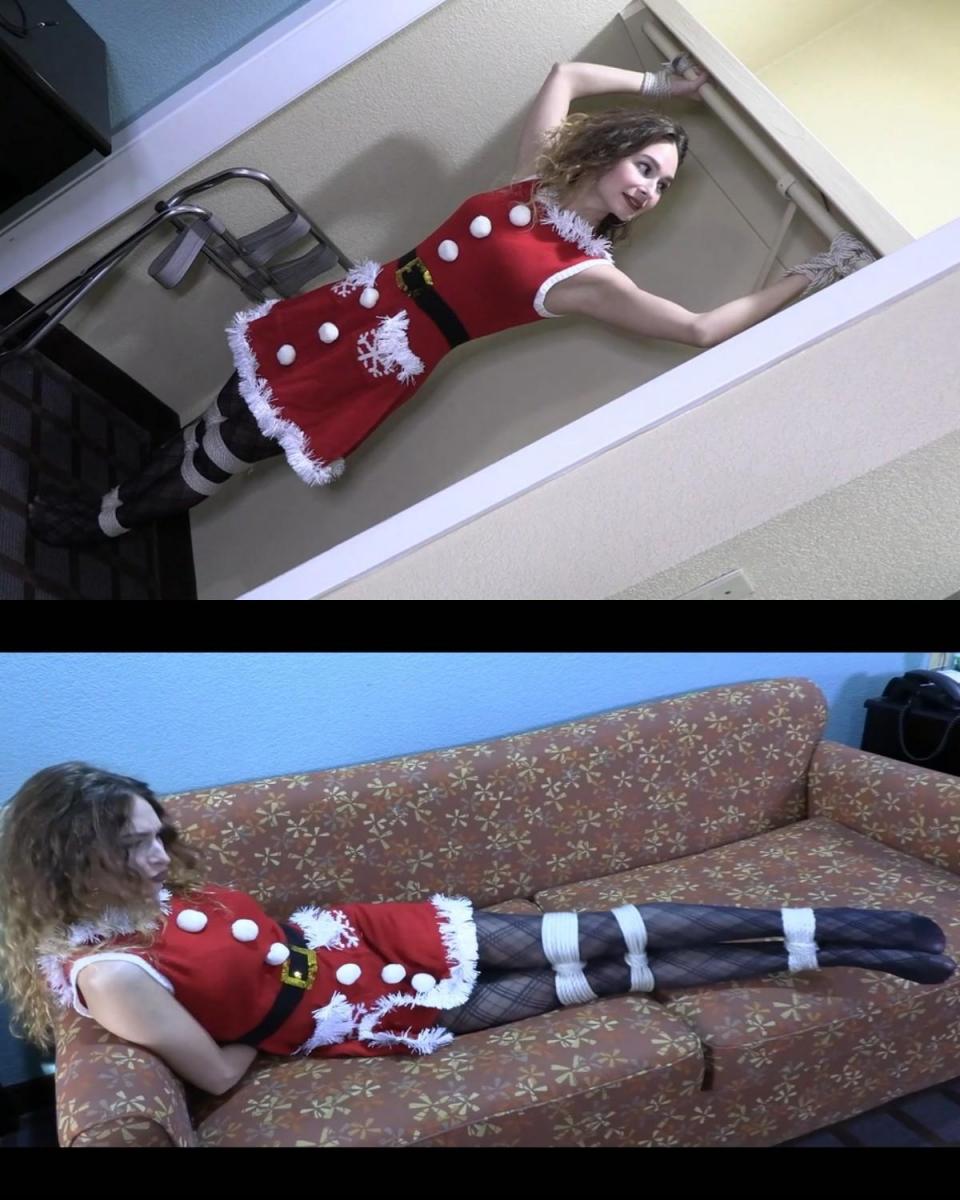 Christmas After Party - part 1 新人凯蒂·玛丽以记者辛迪·麦克莱恩的身份加入我们 - 受邀在鞭打圣诞派对上采访雅各布，并得到了超出她预期的收获；）New comer Katie Marie joins us as reporter Cindy McClaine - invited to interview Jakob at the Whiplash Christmas party and gets more than she bargains for fo course ;)