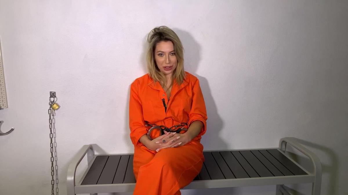 Naomi interview in handcuffs Naomi is a new Jail Girls model. In this interview she is in jumpsuit and she tells about her first experience in a very strange set.<br>Her first experience in handcuffs and her feelings on shackles