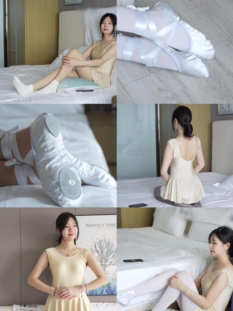 袜啵啵248期：小甜豆-芭蕾鞋、厚白丝、厚灰丝、肉丝（脚尖加固款）、白棉袜、芭蕾舞蹈服 袜啵啵248期：小甜豆-芭蕾鞋、厚白丝、厚灰丝、肉丝（脚尖加固款）、白棉袜、芭蕾舞蹈服<br>原创作者：袜啵啵<br>袜啵啵当家模特小甜豆穿着芭蕾舞服和芭蕾舞写展示美足美腿，还摆出了各种舞蹈动作，很好看的一部片子