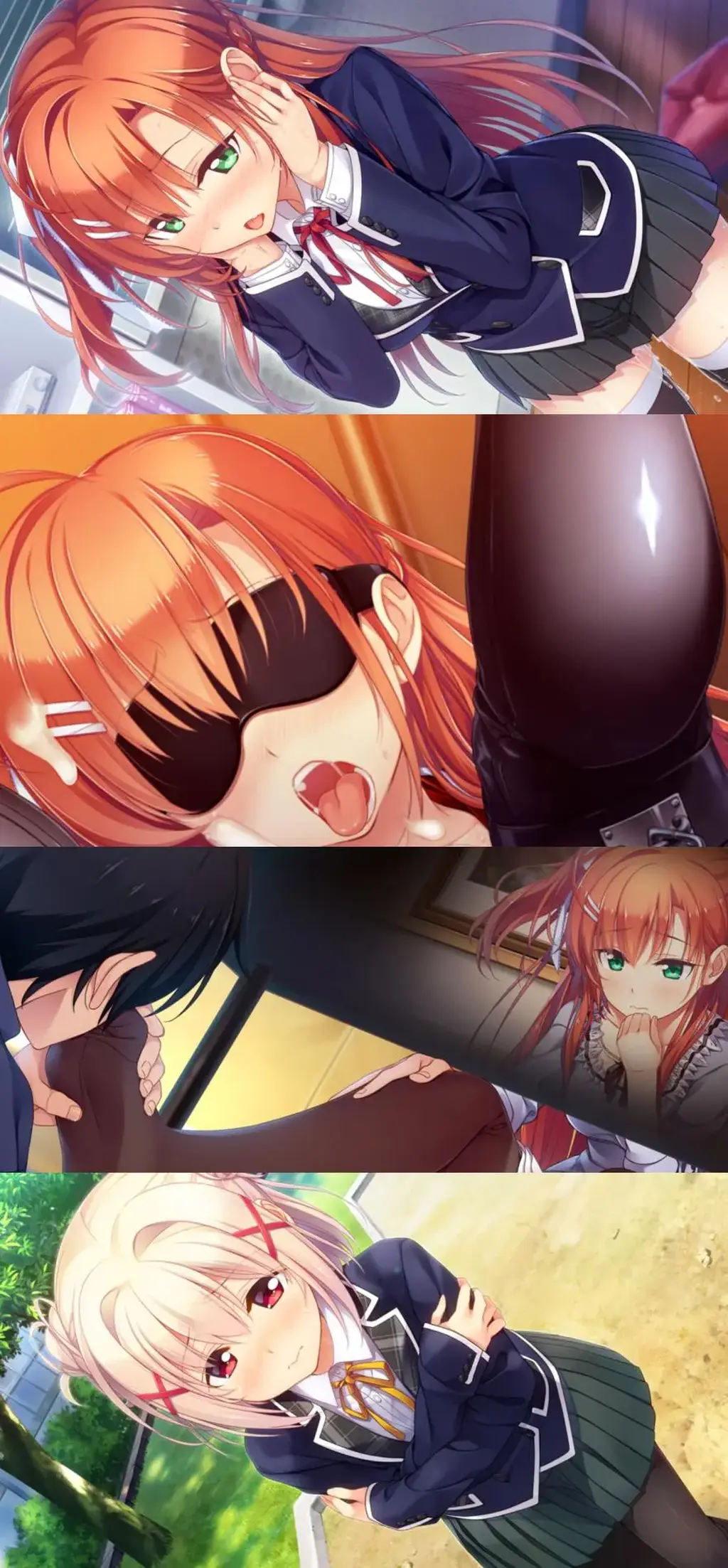 オモカゲ ~えっちなハプニング!? なんでもどんとこい!~  《思影》<br>每一个角色都有不同的xp和调教，包含了大部分调教内容在里面<br>包括但不限于 SM，道具，拘束，露出，气味系，恋物，漏niao，强高，放置等等<br><br>思影”是这个游戏里为了给男女主角提供调教的理由而建立起来的设定<br>可以理解为是一种凝聚了人们的情绪和欲望的思念体<br>它会一点一点地聚集起来，依附于人们身边的物体上<br>一旦有人接触到这些物体，思影便会附着到这个人身上<br>继而对其造成影响，直到思影本身所具有的欲望得到了满足才会升华消失。<br>值得吐槽的是这个游戏里的人们估计都是一些下流胚子<br>因此形成的思影绝大多数都是会让女人发情的类型<br>并且发情的部位相当的不分场合——后背、手掌、胳膊、头部、脚底、咽喉都可以受思影的影响变成性感带<br>思影无法被打倒被消灭，只能通过满足其欲望的方式令其成佛<br>说白了就是被思影附身的妹子们基本上只能通过调教的方式从困境中脱身。<br>很明显这是一个专门给拔作准备的设定，因此《思影》这部游戏的定位就是如假包换的拔作。<br><br>不过有点意外的是，AB3在做这部拔作的时候似乎并不满足于只让玩家的牛子爽一爽<br>他们还想要认真讲点剧情。因此你在《思影》中会感觉到一些和以往见过的那些拔作们不太一样的地方<br>比如说日常部分和调教部分完全是两种不同的风格<br>无论是剧情套路、人物描写还是对话设计，都是按照普通校园萌作的方式来的<br>主人公的性格也不是很多拔作里喜欢采用的纵欲狂魔模式，<br>是萌作里常见的温柔迟钝老好人——除非妹子们被思影附身了必须开口要我帮忙我才会“迫于无奈”出手<br>否则我只能在旁边看着，因为没有爱的性是不能去做的<br>普通拔作里的角色所不具有的道德感贞操观羞耻心<br>《思影》里的男女们一样不缺，也就是说如果不看H部分只看日常剧情的话，玩家几乎察觉不到这是一部拔作<br>可以说这样的安排充分显示出了AB3的某种心理优越感：是啊我做的是拔作没错，但我做的可不是市场上那种烂大街的低俗无脑拔<br>我也是在好好地讲述故事塑造人物追求合理性重视逻辑性的<br>就冲这一点我就不知道比别人家高到哪里去了。……嘛你自己玩得开心就好<br>不过玩家是否认可你的这种骄傲，终究还是要靠作品来说话的。<br><br>实际上，《思影》是有在想正经讲故事的<br>或者说他们是想讲一个“正经的”故事？<br>但是想是一方面，做得怎么样就是另一方面了<br>说句不太中听的话，这个故事非常非常的乏善可陈<br>它只有在叙事风格方面是萌作式的，比如说角色的思考模式<br>比如说人际关系的把握，基本上做到了符合逻辑，可是除此之外一切都太无趣了<br>拔作往往都不太重视故事性，这一点无可厚非，但《思影》摆出一副我要好好讲故事的表情<br>讲出的依旧是一个很乏味的故事，这就有点尴尬了。三条个人线的剧情模式全都大同小异<br>其中充斥着各种烂大街的老梗，可以说毫无惊喜可言，每条个人线的结尾更是收得超级突兀<br>让人有一种编剧自己也觉得没什么意思想要赶紧结束的感觉。说实话比起这几条强行要讲故事的个人线<br>笔者还是更喜欢最后开启的后宫路线，在那条路线里，编剧才彻底放弃了逻辑与合理<br>专心致志地把心思花在“拔”的上面。拔作就要有拔作的样子，你可以用心讲故事，但是在“拔”的领域里，你必须得良心。<br><br>《思影》在“拔”的方面上就明显地因为强行讲故事而被拖了后腿。<br>本来天草帐的画风非常漂亮，全心全意地搞服务向的风格是会很靠谱的<br>但编剧执意要在共通线里玩悬疑、个人线里讲纯爱，导致拔度不够。<br>因为要讲逻辑，所以男主在一开始见到发情状态下的妹子们时，不可能二话不说就扑过去调教<br>他只能呆若木鸡地在旁边傻看着；因为要搞纯爱<br>所以只要双方没有相互表白，那么男主就不能够随便推倒妹子<br>只能等妹子忍受不了思影的撩拨自己主动开口求炮，即使双方在此期间搞出了非常不可用语言描述的play<br>只要事情结束了大家依然是纯洁而普通的社团成员关系。<br>因此整部游戏的前面很长一段时间里，男主都是作为旁观者存在的<br>他不上，玩家也没得爽，即使妹子发情了玩家也只能看到夸张的阿黑颜，看不到更真枪实弹的东西。<br>游戏里男主首次享受到妹子的调教玩法要等到第七场福利场景，<br>也就是必须得进个人线才行。当然进了个人线以后玩法就多了<br>女主们的节操也渐渐地所剩无几，尽管调教场景结束后她们一个个又都恢复成了萌作女主里的普通女孩子模样<br>可玩家忘不了一分钟以前她们的那张脸。对于玩家来说，只有到了这时才是牛子开心的时刻<br>在那之前的很长时间里他们若是不想去看那些冗长无趣的废萌日常<br>就只能长按ctrl键一路飞过来。而这对于AB3来说，恐怕并不是一件值得高兴的事<br>是的，毫无疑问地，无论是剧情方面还是拔的方面，《思影》都没能达到让人满意的程度，AB3的这一次尝试，一点都不成功。<br><br>笔者对于这部游戏的评测如下：<br>【系统】A-<br>即使是在如今这个时代也不算拖后腿的系统，无论是完善程度还是便利性都做得不错。<br>【剧情】C<br>拔作偏要讲剧情反倒不伦不类的类型。日常部分颇有普通校园类萌作的风格，然而只有风格是不行的，你得有硬货啊。<br>【人设】B <br>光看封面的话游戏里的几个妹子都很赞，性格设定也还好。天草帐的画风在此立功甚多。<br>【画面】A<br>画风一流，画面质量也相当棒。可以说这作最好的地方都在这里了。<br>【音乐】C <br>印象很浅。这作里并没有一首能让人记得住的音乐。<br>【声优】B<br>老实说我不太中意这作里面的配音，虽然说与角色的契合度还行吧，但就是觉得普通。<br>【游戏性】D-<br>三处选项，每一处都是人物三选一，通向的结局也就是这三个女主角的个人END。<br>【调教】A-<br>如假包换的拔作一枚，拥有比例不低的调教场景，涉及多种类的play以及出现率百分之百的阿黑颜，并且画风和画面质量都不俗，然而实用度并不出众，并且前面几场H基本没有男主的参与，非常浪费感情。<br>【鬼畜】C <br>全程纯爱。但由于剧情设定的原因，存在许多比较激烈的玩法，比如性玩具、SM、露出、拘束等场景，且角色之间长期处于有性无爱的状态。其中两场调教为男主分身play，容易使只看CG不玩游戏的人误解为NTR<br>【总体评分】70<br>有着萌作日常的拔作，用半吊子的水平讲了一个本该很认真的故事。<br>笔者喜欢的角色排名：立花月下＞一之濑凑＞诗歌栞＞城户风香＞铃雏实＞黑泽麻姬＞清水圣；<br>笔者喜欢的路线排名：后宫线＞凑线＞月下线＞雏实线。<br><br>注意，请不要在线解压，因为网盘等问题被和谐，直接在评论里面和我说一声补档即可，一般会在3天之内补上<br>有时因为太忙没有看见，请直接私信告诉我，有任何其它问题也可以私信问我，一般来讲，注意事项我在文中都会提及，还请仔细看看文章<br>（ps：一般没有解压密码，如果有，默认是提取码）<br>（pss：下载完成后是后缀为.111的文件，需要右键点击重命名改后缀，将他改成.7z才可进行解压，如最后三张截图所示，中间那步点是）<br>（psss：个别用户压缩包使用自带的压缩软件如果无法解压请下载《360压缩》进行解压，因为我是用360压缩软件进行生成的压缩包，此软件百分百解压）