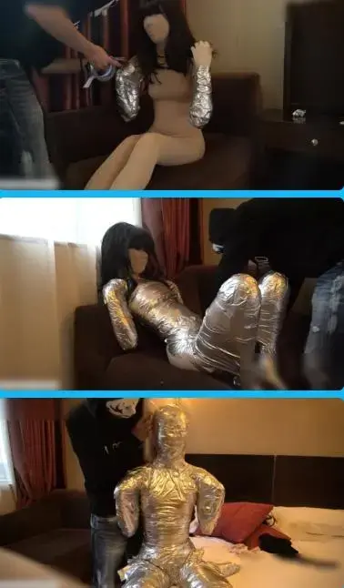 seven7小姐 zentai胶带木乃伊全包银色，保鲜膜[X_X] seven7小姐 zentai胶带木乃伊全包银色，保鲜膜[X_X]<br>创作： seven7小姐<br>描述： seven7小姐 zentai胶带木乃伊全包银色，保鲜膜[X_X]，喜欢的请大家多多支持一下吧<br>