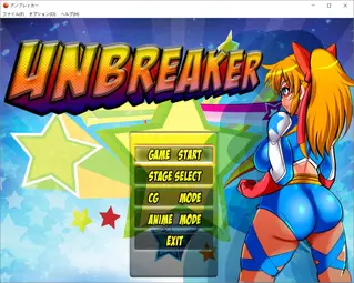 Unbreaker   经典的超能力少女闯怪人老巢的故事。<br>  作为城市中执行正义的超能力少女独自一人闯进怪人老巢，不过敌人拥有十分猥琐的H技能，需要万分小心。<br><br>  游戏特色：<br>       横版动作类的游戏，画风很有质感，拘束场景不少。<br>       每个场景中有不同的敌人，当战败后会进入玩家可以操作的调教环节，然后可以接着进行游戏，不过是以拘束状态进行，但是衣服就在旁边，捡到就能满血满状态进行。<br>       <br>--------------------------解压MM：233-------------------------