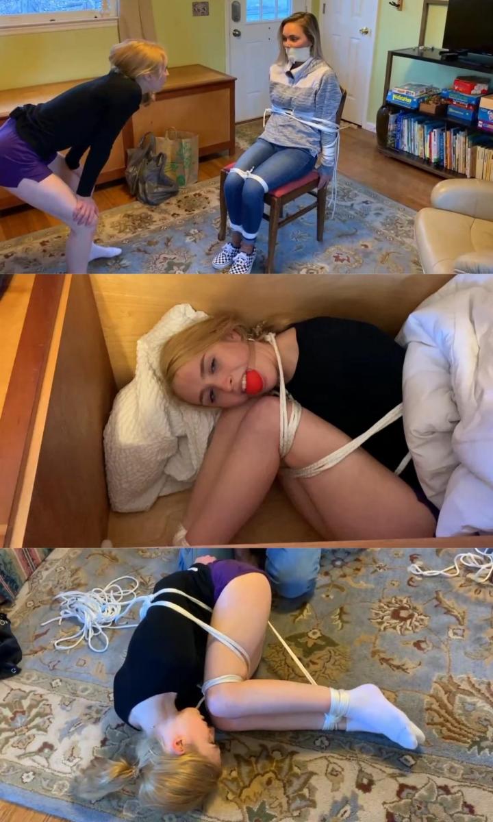 Snatch Her Part 2  被宠坏的富家女梅西·尼科尔被布莱克·拉维斯塔和她的朋友带走并勒索赎金。 在这一集中，梅西扭转了布莱克的局面，并将她绑在椅子上。 梅西会逃脱吗？ 她会对我们可怜的女主角做什么？Spoiled rich girl Macy Nikole is taken by Blake LaVista and her friend and held for ransom.  In this episode, Macy turns the tables on Blake and ties her to a chair.  Will Macy escape?  What will she do to our poor heroine?
