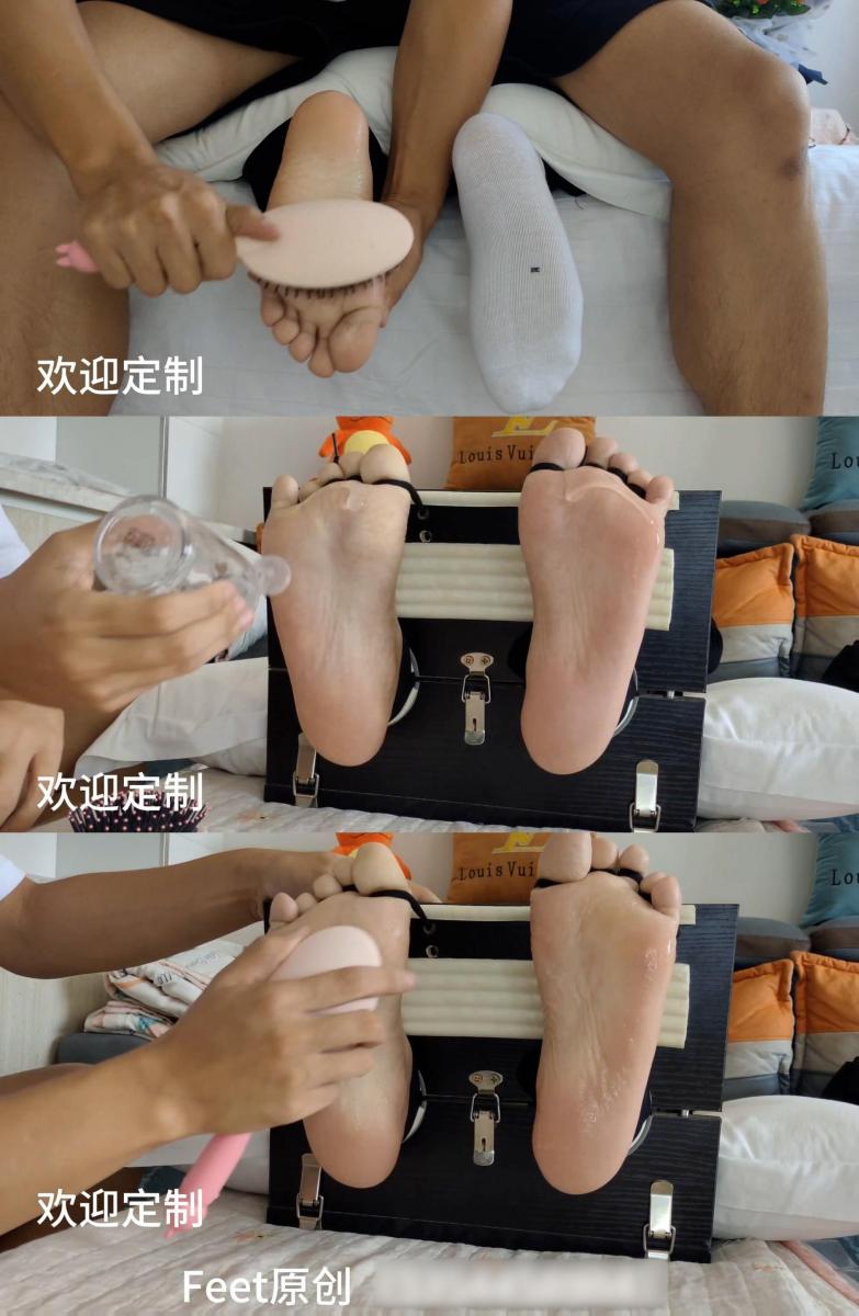 私人定制，足枷和黑丝，脚心抹油狠狠挠女友瑶瑶的肉脚 原创作者：Feet原创<br>私人定制，足枷和黑丝，脚心抹油狠狠挠女友瑶瑶的肉脚<br>全程TK，喜欢tk脚心的不容错过