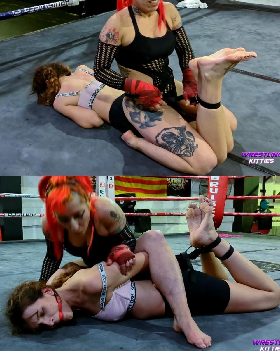 Female Wrestling Bondage: Tenjou VS Pandemicxxx Poison 规则很简单，每个女孩要达到5分，通过摔倒对手并让他在地上保持5秒，用摔跤、锁住或用自己的体重抓住他来实现。 一旦获得5分，他们将有权使用一些束缚材料来束缚对手。 胜利者将是第一个完全抑制对方的人。<br><br>我们的第二场比赛是 Tenjou 和 Pandemicxxx Posison 之间的比赛。 正如我们所说，战斗完全是业余的，我们想要达到真实感，没有排练，我们永远不知道谁会赢或输，只是战斗并享受。The rules are very simple, each girl has to reach 5 points, which are achieved by knocking the opponent down and keeping him 5 seconds on the ground, with wrestling holds, locks or grabbing him with her own body weight. Once the 5 points have been obtained, they will have the right to use some bondage material to tie the opponent. The winner will be the first to completely restrain the other.<br><br>Our second fight is between Tenjou and Pandemicxxx Posison. As we say, the fights are completely amateur, we want to achieve realism, there is no rehearsal, we never know who will win or lose, just fight and enjoy.