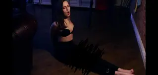 Dark Vibes Girl feels intense pleasure in a forced orgasm session.