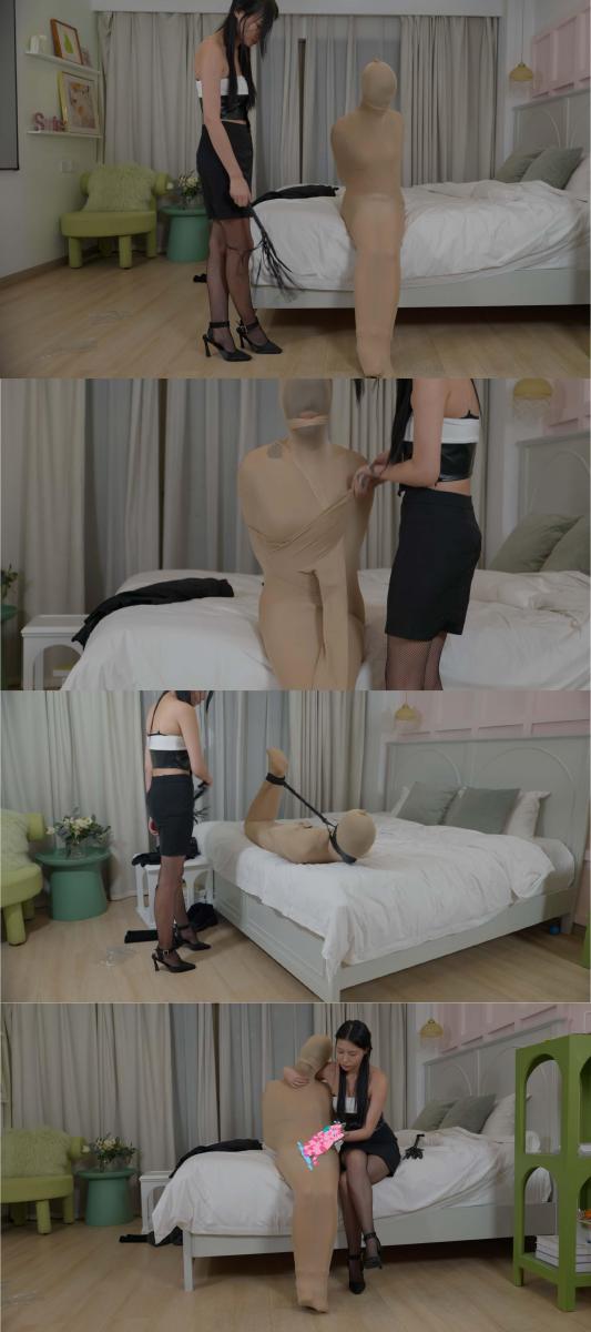 【努力的七七】丝袜全包木乃伊驷马调教男M【带过程】解压密码hongliyu 大家好这里是七七，我原本就是圈子里的玩家，今年接触红鲤鱼后才打算往专业方向发展，以前都是自己随便玩玩<br>目前还在学习阶段，所以就先不放出联系方式约绑约拍了，等学成后再放出来吧，需要定制视频先联系摄影师QQ：1071064002<br>解压密码：hongliyu<br>【我们全都有上传百度云版本，网站无法在线播放不是我们的问题，不要一直私聊骚扰】