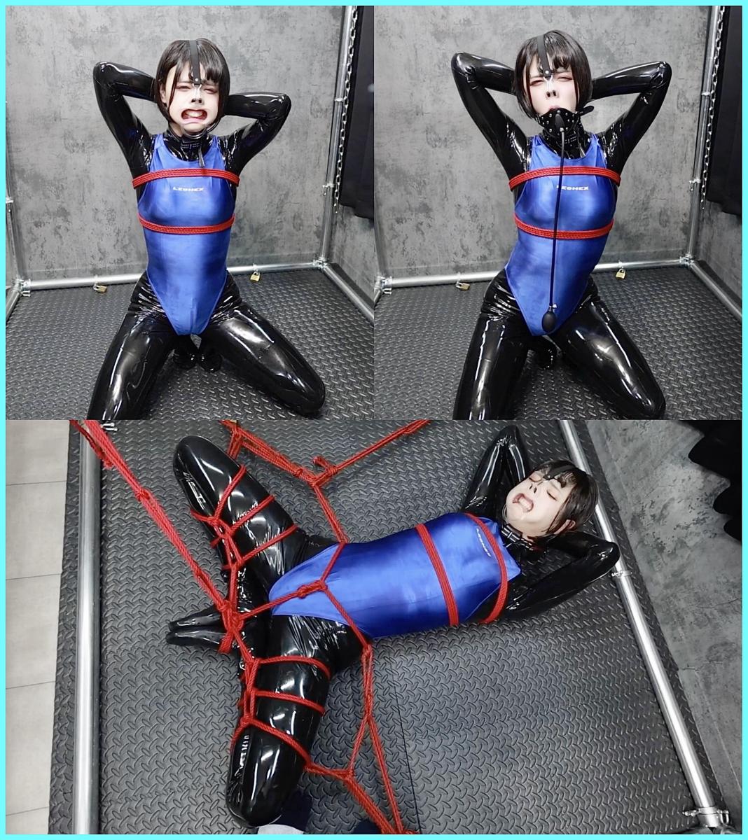 10分〜【ラバー水着緊縛調教】complete  plan 10分〜【ラバー水着緊縛調教】complete plan<br>Bondage training<br>橡胶泳装捆绑调教<br><br><br>Lemon系列SM作品