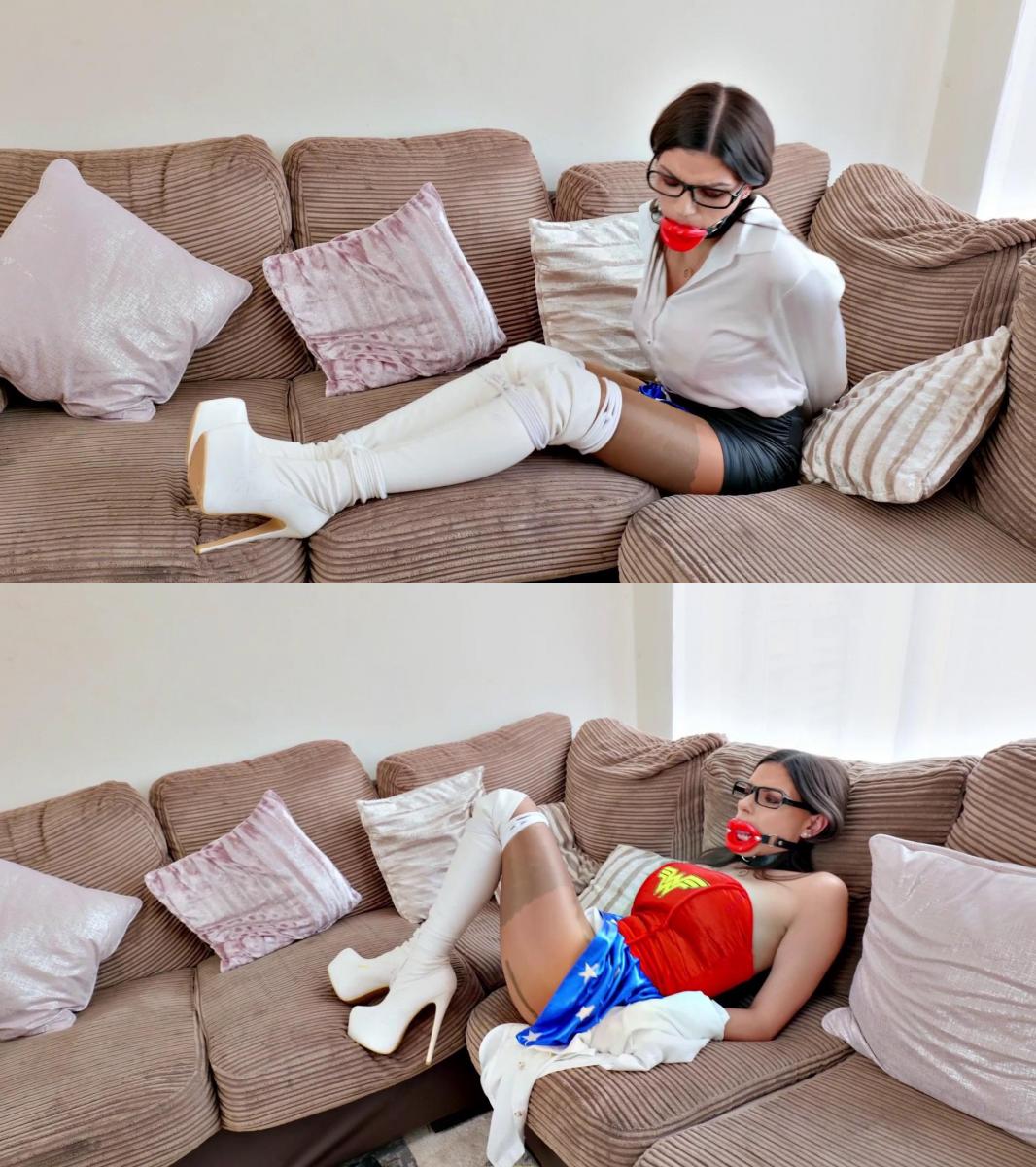 Wonder woman returns 神奇女侠回归带来更多束缚乐趣和游戏 / wonder woman returns for lots more bondage fun and games