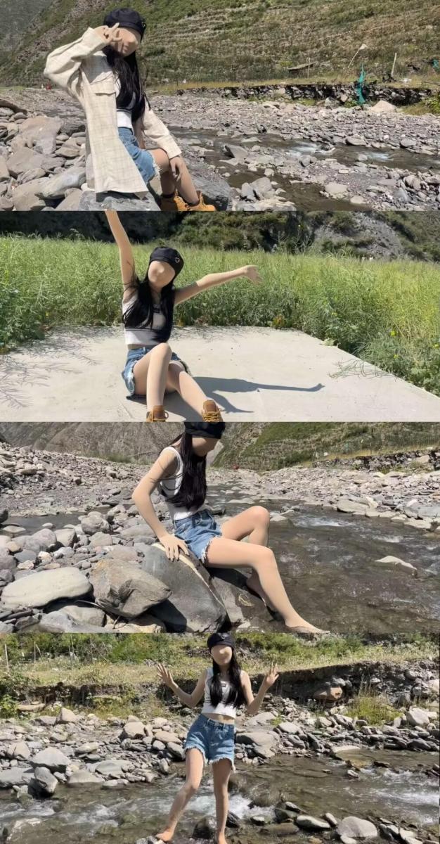【ZENTAI】这是夏天的时候在藏区旅游的时候拍的全包视频，直接激动的跳到小溪里面玩水，完全不顾自己是全包状态 夏天到藏区旅游遇到这个风景好的地方就全包下去玩玩啦<br>没想到直接激动的跳到小溪里面玩水，完全不顾自己是全包状态