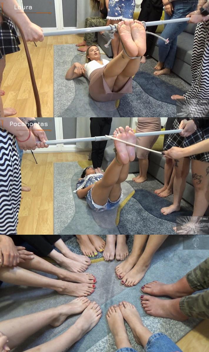 The Bastinado Battle III - 8 girls in the one sesssion !! Category Bastinado <br>Related Categories Bdsm,  Caning,  Foot Fetish,  Foot Slave Training,  Soles <br>Keywords Bastinado Battle, Pocahontas, Anna, Slimmy, Clover, Gabi, Lana, Loura, Olda, Falaka<br><br>