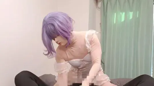 【kigurumi】伪娘骑脸进攻下x 手背反绑在背后！伪娘kiger用手和震动x进攻！坐在脸上，骑脸 踩脸，摩擦到无法忍耐