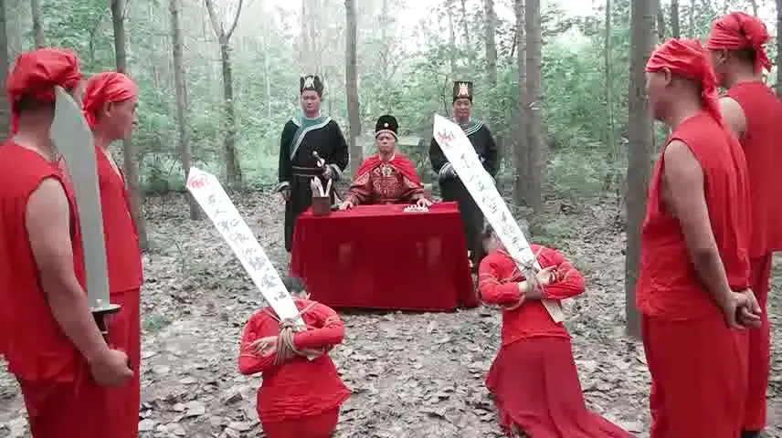 古装女囚片《双凤奇冤》 两美女被诬陷杀人，县太爷收受贿赂屈打成招，可怜两女子被斩首  两美女被诬陷杀人，县太爷收受贿赂屈打成招，可怜两女子被斩首，请欣赏视频，喜欢可以联系我们定拍QQ342642509