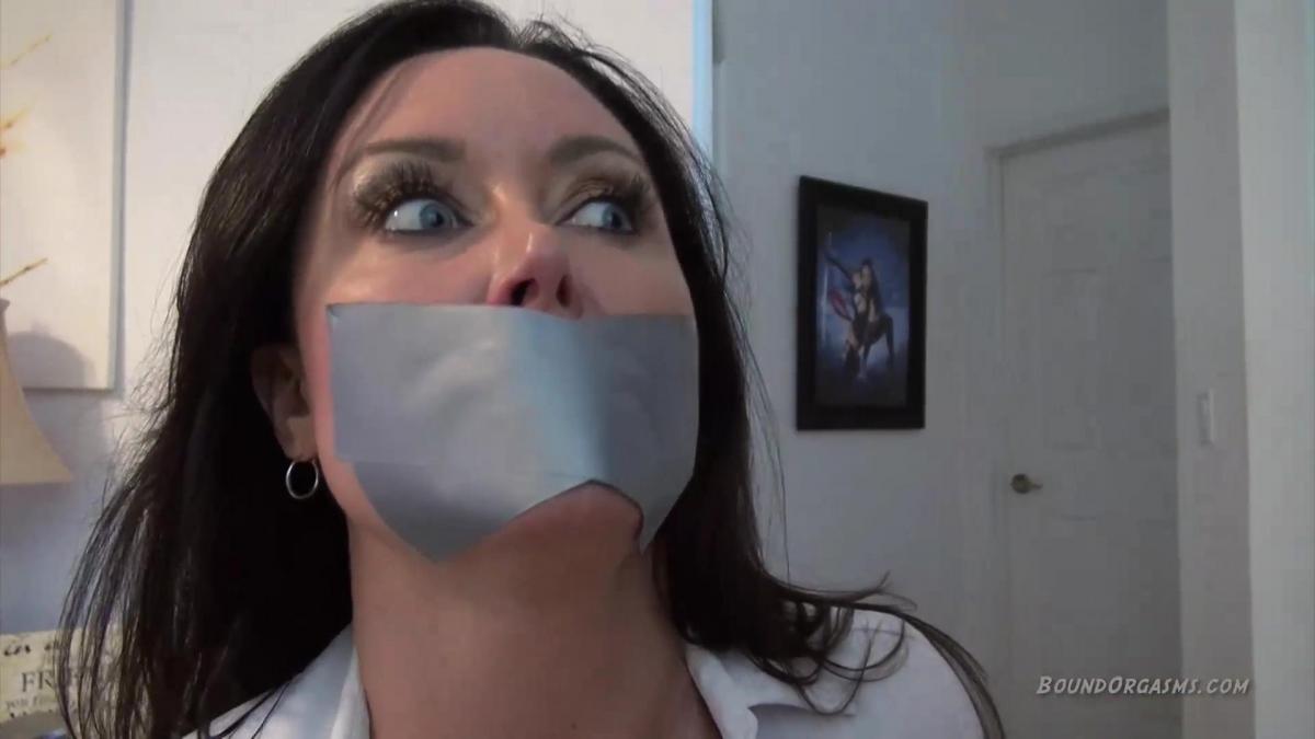 OFFICE CARTER'S DAY OF STARRING CHRISTINA CARTER & NYSSA NEVERS!!!<br><br>Officer Carter has been on the hunt for Ms. Nevers for quite some time now, the whole police has been, in fact.  Nyssa has many warrants out for her arrest and has been on the run for months.  Finally Office Carter gets a tip and is able to locate Nyssa!  She sneaks up behind her and orders her to put her hands up and against the wall.  But unfortunately Nyssa is slick and fast and manages to over power the police woman before she gets cuffed.  Nyssa takes her time and cuffs Christina with both wrist behind her back and beings giving her a spanking for coming and trying to arrest her!  Nyssa pushes her into a chair and gets to work.  She uses duct tape to tape up her ankles, elbows, and then completely to the chair!  Of course that mouth of hers had to be taped up too!  Officer Carter tries to struggle against the bonds, but the tape holds her tight! Nyssa gropes her huge tits that are bursting out of her white button down blouse, Office Carter cringes and angrily gag talks under the tape.  Nyssa realizes she's gotta wear this policewoman down, and gets a vibrator and against her will, bring her to a wild orgasm.  Maybe now Officer Carter have a little less fight in her while she's being transported...