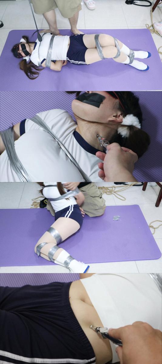 【领玥】体操白袜的玥，全身被胶带狠狠的绑住，塞入震动的同时不停的鞭打调教，玥听说要把自己解开激动的点头，结果调教者却拿出了电击笔，下一秒就朝玥柔软的身子上电击了下去，顿时挣扎惨叫连连 最前面前面是玥再换着袜子的视频体操白袜的玥，<br>全身被胶带狠狠的绑住，塞入震动的同时不停的鞭打调教，<br>不停的乞求调教者停下虐待自己的身体的心灵<br>在后面 玥听说要把自己解开停止调教的时候激动的点头，<br>结果调教者却拿出了电击笔，下一秒就朝玥柔软的身子上电击了下去，顿时惨叫连连<br>解压码<span style='color:#b0b0b0;'>[隐藏文字，购买后可见]</span><br>解压后改后缀vv改成mp4<br>就饿可以<br>玥主打性价比 物超所值 全是干货 没有绑的过程并有双视角<br>感谢大家的支持