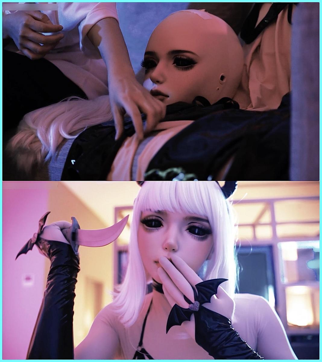 サキュバスの仕事 半夜魅魔登场，开启吸精工作！(〃∀〃)<br>未删减，放心入。<br><br>元素：<br>kig皮、娃娃头壳、榨精、骑乘位，魅魔。<br><br><br>搬运自：柚希の香り