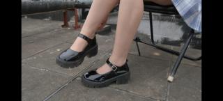 森萝财团 — 月下05 天台上的白丝JK制服少女