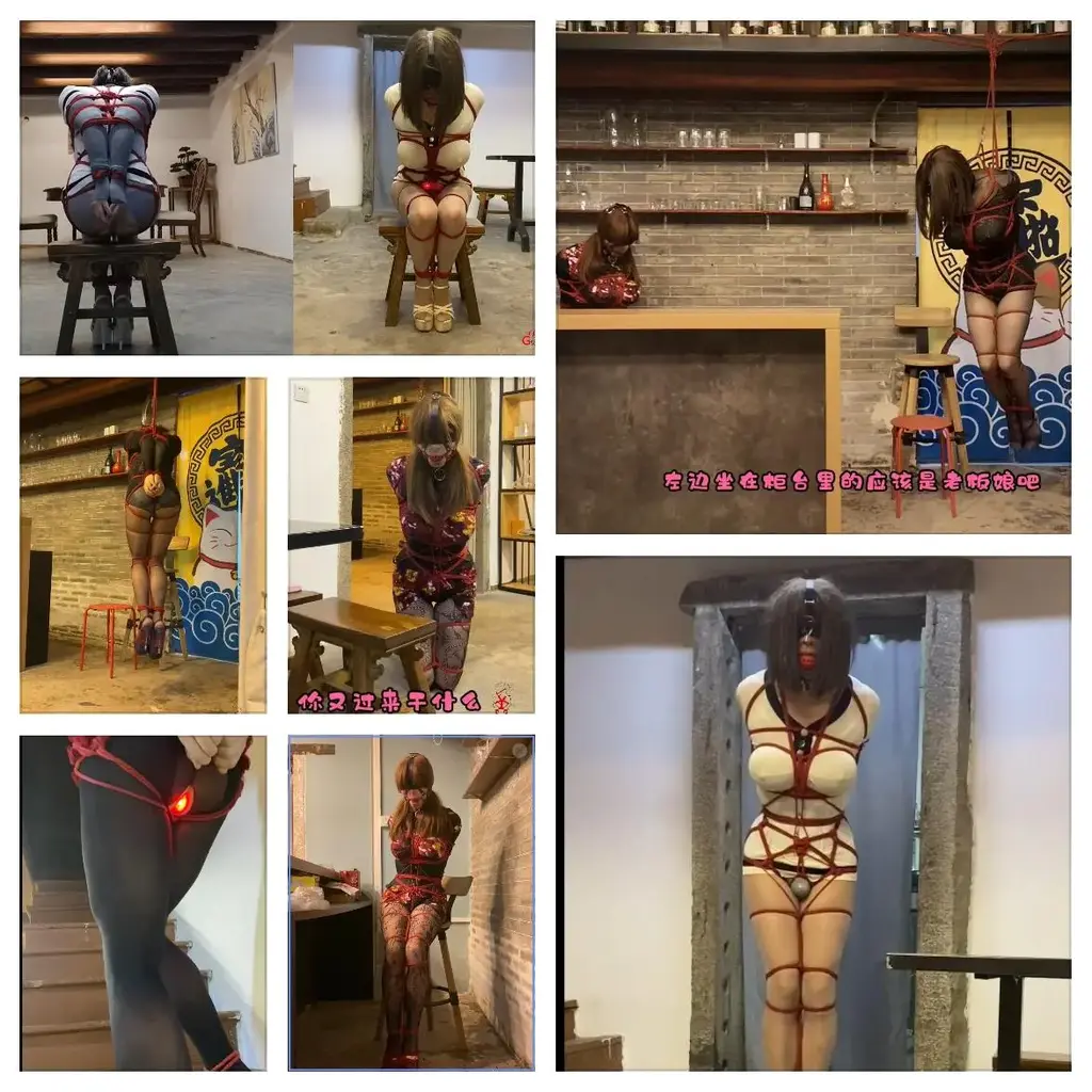 ♥♥♥CD伪娘小诡的自缚100 奇怪的捆绑酒楼♥♥♥ 第一百期拖了这么久终于来了<br>小诡整了个巨麻烦却不大的活儿<br>简直就是在整我<br>这是个什么故事呢？<br>就是说<br>一个深山里的酒楼<br>里面的老板娘和女服务员都是捆绑迎客<br>顾客到底满不满意呢？<br>就这样~<br>百度盘下载解压后，修改后缀名.MP4