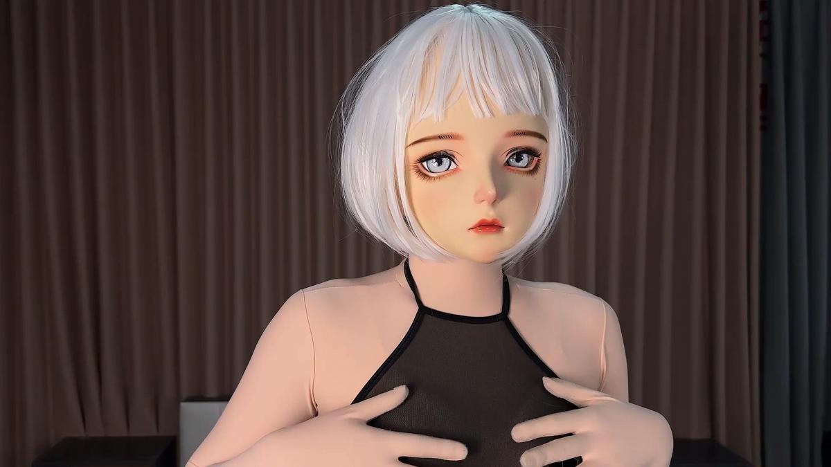 【黎梦的kigurumi原创】捡了一只听话的娃娃！ 捡到了一只很听话的真人娃娃，要她做什么就会做什么，不知道可不可以sese呢，娃娃的身体好滑像穿了一层从头到脚的全包丝袜一样！<br>【网盘文件先下载到电脑，解压得出的文件后续名zzz修改为MP4】
