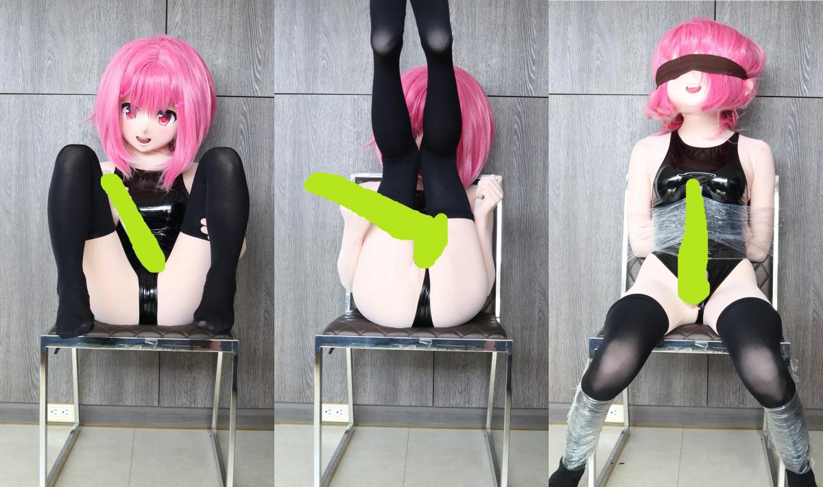 No.49 kig椅子胶膜固定 No.49 kig椅子胶膜固定<br><br>这里是Haku's Lab!<br>Haku在妖狐吧唯一正版的频道~<br><br>用胶膜把自己捆在了椅子上<br>震o棒也固定在位置上!<br>只有无尽的震动<br><br>片長：10分05秒