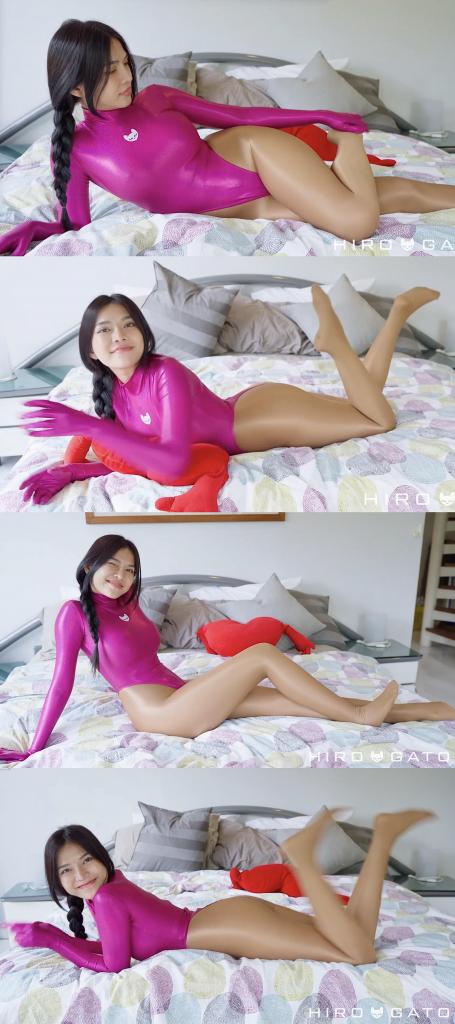 2023-11-09 Momoe in Pink Sparkle Metallic Leotard and Pantyhose 攒了半年的Hiro Gato系列，这几天集中更一下，让大家久等了。<br>期间会刷屏，给大家造成的不便请谅解。<br><br>宝藏写真系列，专拍 zentai   体操服   丝袜。<br>衣服材质棒，拍摄的手法干净清爽，出镜的女孩们都超级赞。<br>赏心悦目的同时，又可以当成L管神片来用。<br>整个系列很具有收藏意义，欢迎大家挑喜欢的冲起。<br><br>强推Rei和Muay这两位模特。<br>Rei很甜很灵动，Rei的体操服 丝袜是一绝。<br>Muay很御身材好，Muay的zentai是一绝。<br><br>又新增了两个整容骚货Kaew和Baiploo<br>Kaew是典型的高冷骚脸，Baiploo是狐媚子邪魅型的。<br><br><br>说明：<br>这个系列的视频，是网站加密嵌入式的，搞起来费时费力。<br>每部固定两钻收个辛苦钱，基本上也就回个本。<br>还请大家多多理解，多多支持，感激不尽。