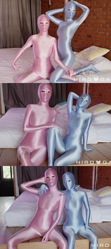 2024-04-04 Muay and Jen in hooded Catsuits 攒了半年的Hiro Gato系列，这几天集中更一下，让大家久等了。<br>期间会刷屏，给大家造成的不便请谅解。<br><br>宝藏写真系列，专拍 zentai   体操服   丝袜。<br>衣服材质棒，拍摄的手法干净清爽，出镜的女孩们都超级赞。<br>赏心悦目的同时，又可以当成L管神片来用。<br>整个系列很具有收藏意义，欢迎大家挑喜欢的冲起。<br><br>强推Rei和Muay这两位模特。<br>Rei很甜很灵动，Rei的体操服 丝袜是一绝。<br>Muay很御身材好，Muay的zentai是一绝。<br><br>又新增了两个整容骚货Kaew和Baiploo<br>Kaew是典型的高冷骚脸，Baiploo是狐媚子邪魅型的。<br><br><br>说明：<br>这个系列的视频，是网站加密嵌入式的，搞起来费时费力。<br>每部固定两钻收个辛苦钱，基本上也就回个本。<br>还请大家多多理解，多多支持，感激不尽。