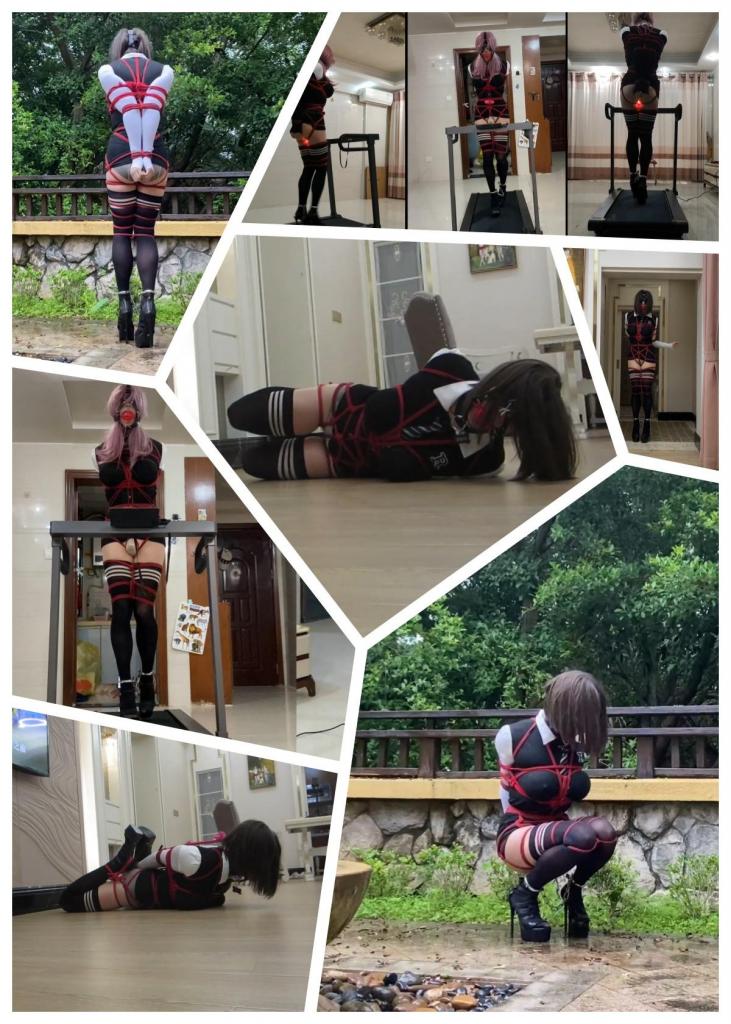 ]♥♥♥CD伪娘小诡的自缚103 惩罚坏学生♥♥♥ 事实证明<br>用鼻钩去按跑步机开关不是个好主意<br>鼻血口水汗水糊了一脸<br>小诡表示再也不想跑步了...<br>百度盘下载解压后修改后缀名.MP4