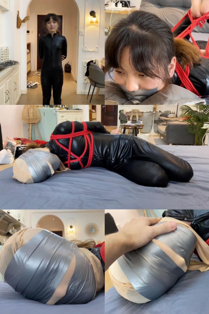 【缚艺录】【DDL-240】【小星】驷马缚+胶带封嘴后的丝袜套头+胶带蒙脸，“呜呜呜”，小星的挣扎度，真的很棒~ 1.周更视频，致力于拍摄gagpara的风格，【缚艺录】老观众懂得都懂~<br>2.接长期定拍，价格优惠，非诚勿扰，加好友备注来意，《缚艺录》QQ：2143175428<br>3.倡导绿色、健康的亚文化，不接受裸露X器官，大尺度等，色情勿扰！只接受正常绳艺，以及绳艺娱乐方面的内容；部分模特出于隐私考虑，不出镜。<br>4.压缩包密码：fuyilu123<br>5.祝各位同好，身体健康，生活美满<br>6.本工作室的视频，只在特定网站存在，不要乱发，已发现盗版网站、私人在公众网络平台，发布原创内容的片段、图片，如果涉及到模特本人，造成大众传播影响，后果自负<br>7.尊重小圈文化，尊重原创作者，若有大众平台乱发者，一经发现，立刻举报封号！