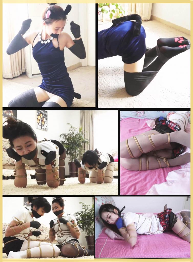 king定拍《性感诱惑犬缚合集》4位美女的犬缚合集 51特惠不要错过哦~身材诱人的丽人四肢被折叠捆绑 只能屈辱的在地上爬行 40多分钟大合集  好多朋友都想要我之前定拍的犬缚视频，好几部连链接都没了，我看了一下都至少是4年前的定拍，于是这次干脆趁51节给大家打个合集吧，价格也有所优惠，喜欢美女屈辱爬行的不要错过哦~<br>  是以前老片的合集，如果都有购买注意不要重复购买哦·~~