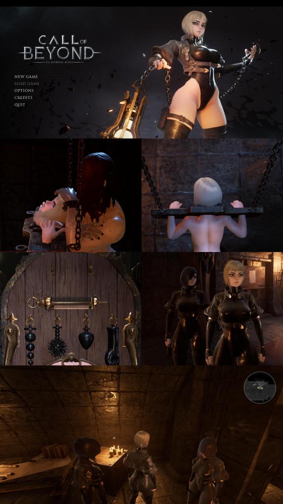 Call Of Beyond V0.8 SM拘束调教3D游戏「超越召唤」<br>▶纯正欧式地牢风格的3D大作，即时演算的战斗以及动作互动，人物、场景模型超级精细…<br>含调教、紧身衣、颈手枷、铁处女、壁尻、道具、椅子拘束、机械、惩罚、首絞、凌辱、强制等元素。<br>壁尻开发、还有强行让两个「玩具」进行互动的场景，按着头当成「玩具」来发泄玩弄，真是太顶了啊。<br><br>▶目前是生肉，本作长期更新，会持续的更新版本，有变动的话标题会相应改变，请自行留意！<br>▶个人感觉这作做完的话将会是史诗级的巨作啊，剧情、互动、战斗、模型各方面都很卓越<br>▶游戏需要吃一些配置，不过现在的电脑应该都能带得动吧？<br>▶库姬：游戏目前仅支持电脑运行，请享受闲暇的时光！（唔）<br><br>注：不管是手机版还是电脑版的游戏，因为加密的原因，都是要用电脑解压再进行操作。<br>注：购入后顶端会显示网盘按钮和提取码，点击按钮跳转下载即可。<br>注：由于网盘容易和谐，请不要使用网盘的在线解压功能，请下载到电脑后再进行解压操作。<br>注：如果跳转按钮的链接不存在了请在评论区告知，一般两三天之内会进行补档。<br>注：把下载到的文件后缀名改成7Z才可以解压，如最后三张图截图所示。<br>注：文件已进行二次压缩，第一次解压好之后还需再把解压出来的文件更改后缀之后再解压一次。<br>注：一般的解压软件都可以解压，如果遇到解压问题建议下载360解压缩。 